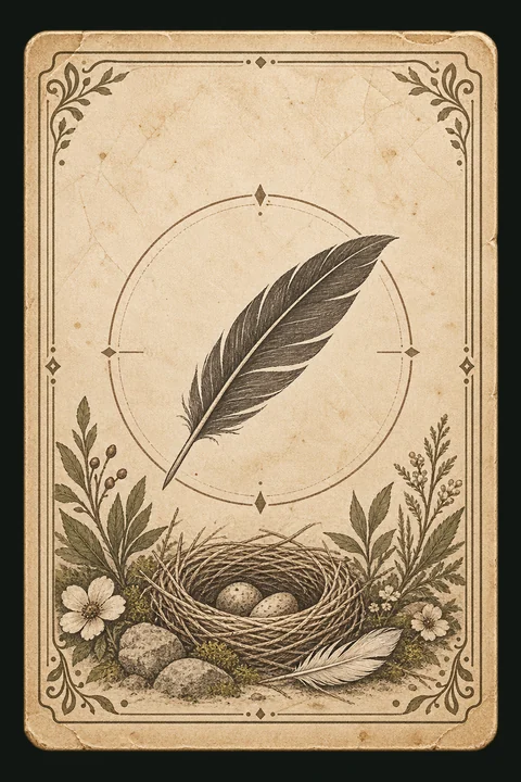 The reverse of a Birder’s Gambit card ready to commit